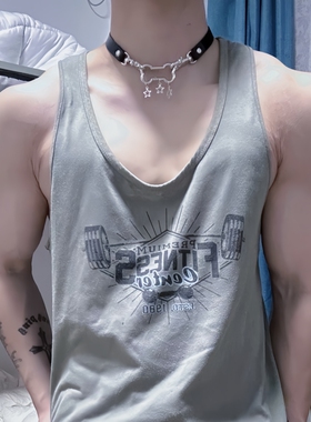 男生骨头项链体育生1S星星吊坠型男choker男0M项圈配饰小狼狗颈环