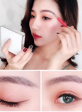 眉笔眼线笔两用画线条极细芯细头带刷子带替换芯双头新手防水眉笔