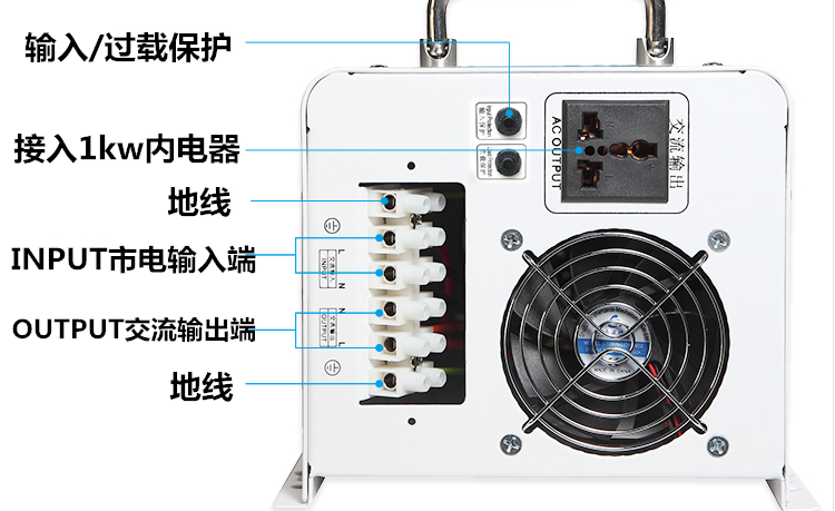 金美特思工频纯正弦逆变器3000W5kw7000w房车锂电转220V110V光伏 - 图1