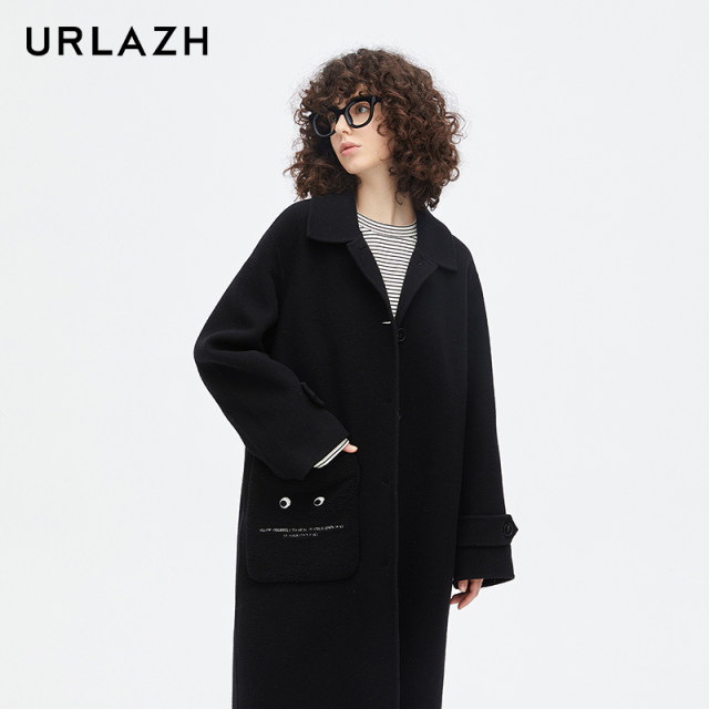 Lightweight coat with orchid eyes