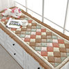 Korean style pure cotton thickened bay window mat spliced cotton four seasons