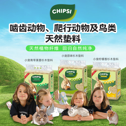 现货 进口CHIPSI翠思/翠丝木屑吸水吸臭60L/15L小宠爬虫木屑垫料 - 图1