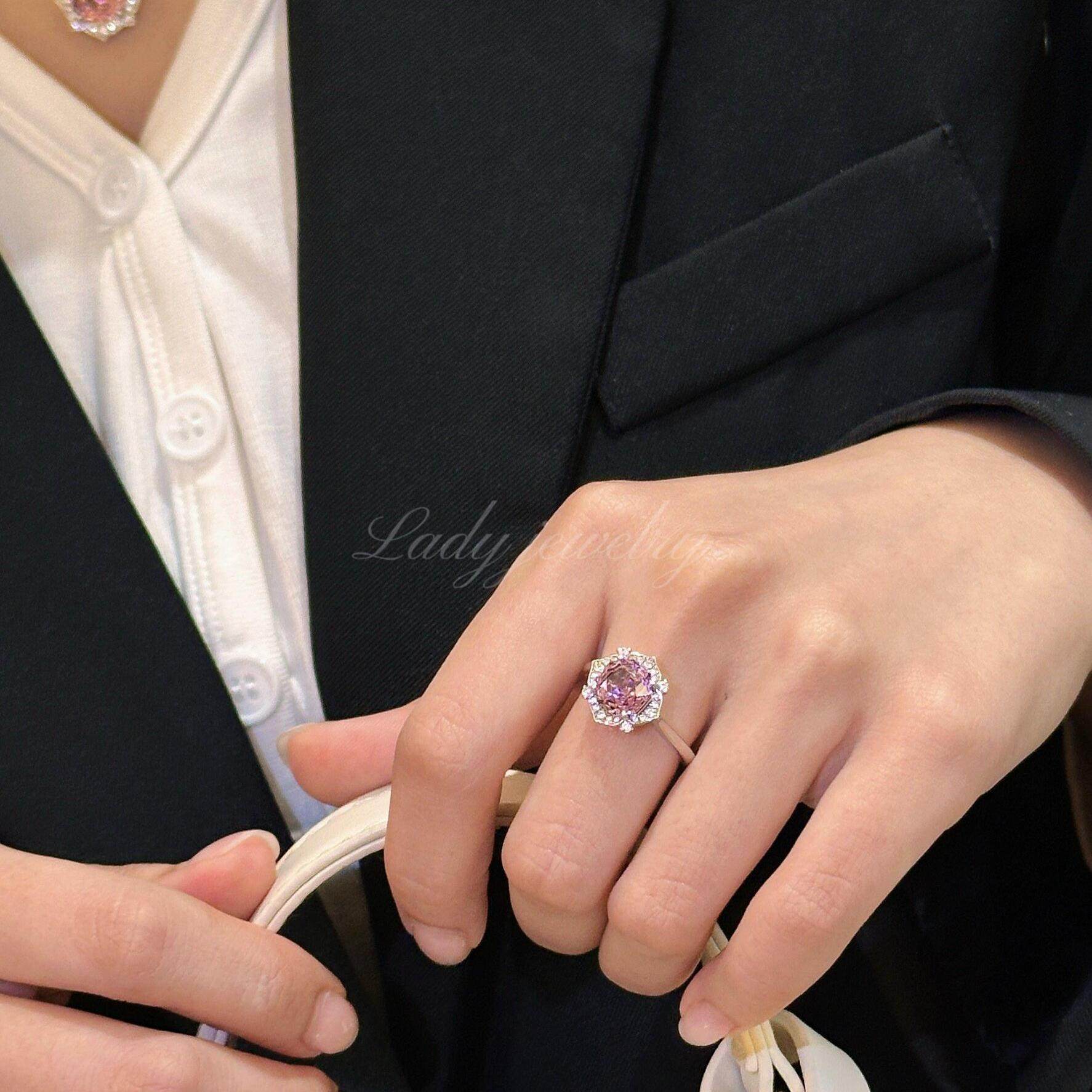 蕾迪［荆棘玫瑰］爆闪进口玫瑰切s925银轻奢气质百搭戒指项链耳钉,淘宝优惠券,粉丝福利购,淘宝优惠卷