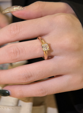 蕾迪1.2克拉阿斯切回形戒指