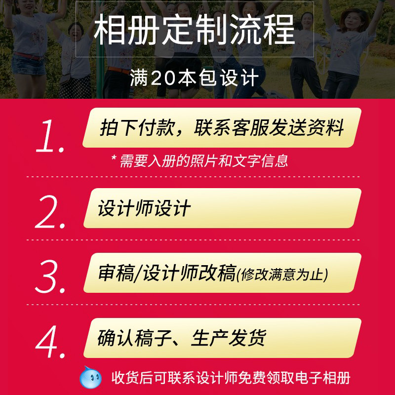 毕业季纪念册幼儿园小学毕业相册定制初高中大学通讯录定做同学录 - 图3