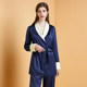 High-end autumn and winter velvet women's home wear pajamas set