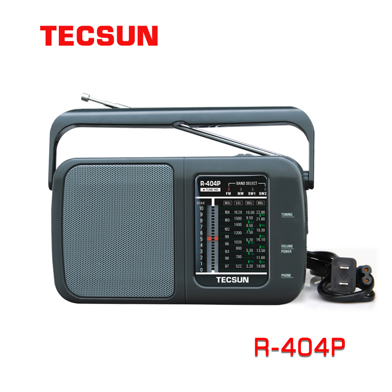 Tecsun/德生 R-404P老人便携式调频广播半导体 交直流两用收音机 - 图3