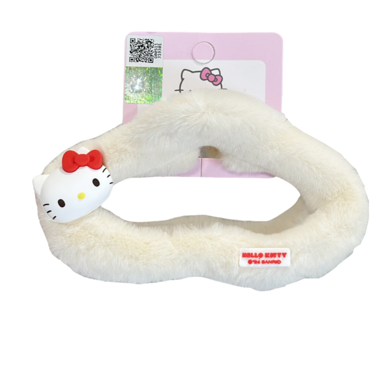 正品三丽鸥头饰毛绒云朵鲨鱼夹凯蒂猫大号抓夹少女秋冬发饰盘发夹,淘宝优惠券,粉丝福利购,淘宝优惠卷