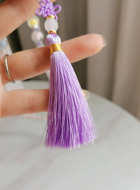 凯蒂猫流苏亚克力圆珠女发光项链