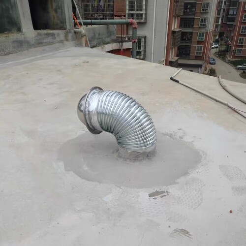 不锈钢90度直角弯头镀锌白铁皮金属弯头热水器油烟机管道弯头风管 - 图0