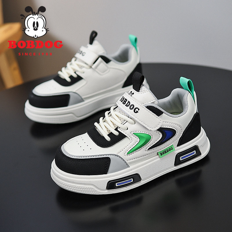 巴布豆童鞋儿童板鞋冬季2025秋冬新款皮面防水男童鞋子女童运动鞋,淘宝优惠券,粉丝福利购,淘宝优惠卷