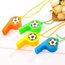 New plastic stomping whistle Whistle Blow Whistle Referee Rope Racing games Childrens toys ask for a cartoon baby