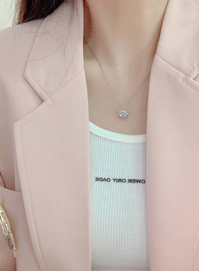 太阳花项链女小众设计花朵锁骨链