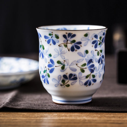 陶趣居 日本光峰陶瓷杯茶杯 日式咖啡杯马克水杯釉下彩喝茶的杯子 - 图2