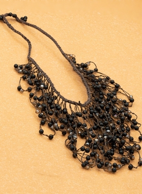 红松石手工编织配饰女多层不掉色