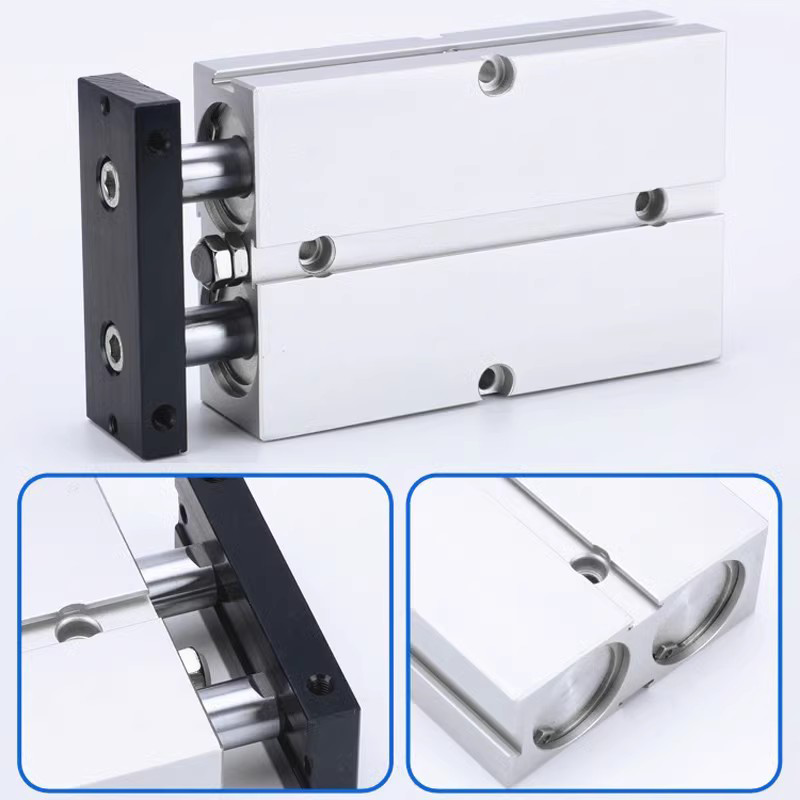 亿太诺EMC双轴复动型气缸EN10/16/20/25/32x10x20x30x40x50x100-S - 图2