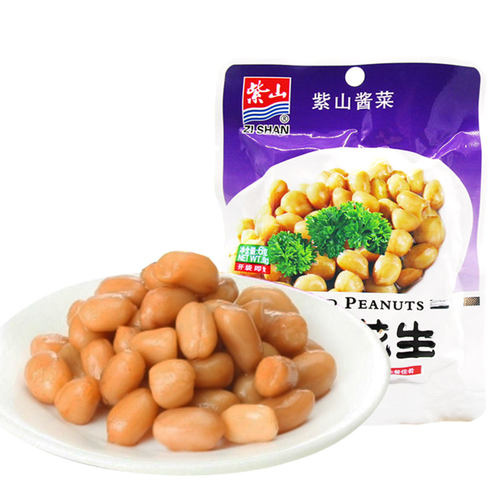 紫山香卤花生60g*30包 福建特产酱菜 花生酱菜配饭配粥小菜开胃菜 - 图3