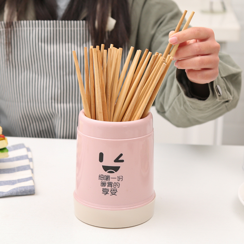防尘筷子笼筷子筒厨房餐具勺子收纳盒筷子篓家用置物架托沥水筷桶 - 图2