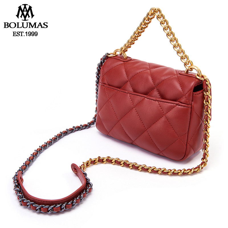 小香风菱格2020春夏季新款链条包包 bolumas女士包袋