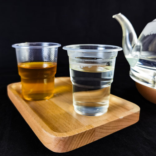 一次性杯子塑料杯加厚家用的小茶杯透明航空杯大号商用水杯食品级 - 图1
