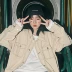 GMETRYART Tide thương hiệu áo khoác vải nhiều túi retro hip-hop dụng cụ áo gió thiết kế ban đầu cho nam và nữ - Cao bồi quần jean nam ống rộng Cao bồi