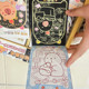 New Kapibala Scratch Paint ເດັກນ້ອຍ Sand Painting Graffiti Handmade Creative Girls Educational Toy Gift