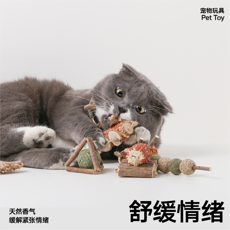 pidan木天蓼自嗨玩具猫薄荷球猫咪磨牙洁齿棒猫零食逗猫玩具 - 图1