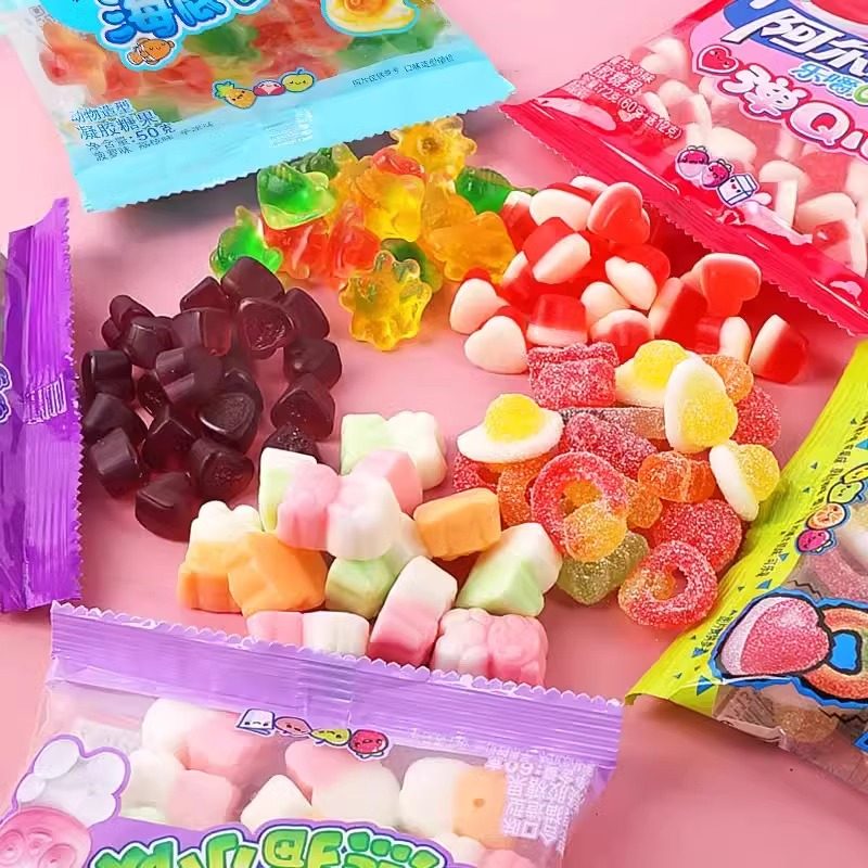 阿尔卑斯乐嚼Q糖果小熊软糖橡皮糖可爱水果糖儿童休闲零食 - 图1