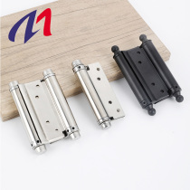 Stainless steel free double door open hinge fire self-play automatic door closing rebound adjustment in outer double open spring