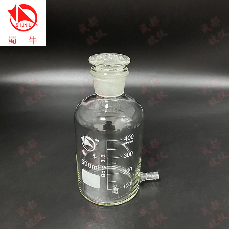 高硼硅具下咀试剂瓶 60ml~5万ml 小口/广口具小嘴放水瓶蒸馏水瓶 - 图0