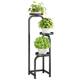 Wojia flower shelf living room floor-standing balcony storage shelf outdoor courtyard succulent iron flower pot bracket shelf