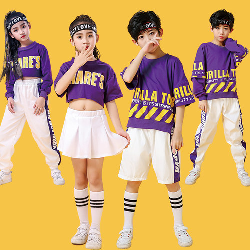 六一儿童啦啦队操表演出服装中小学生运动会开幕方阵足球男女班服 - 图1