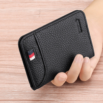 Business Genuine Leather Drivers License Belt Multifunction Card Bag Male Motor Vehicle Travel License Large Capacity Ultra-thin Card Clip Small