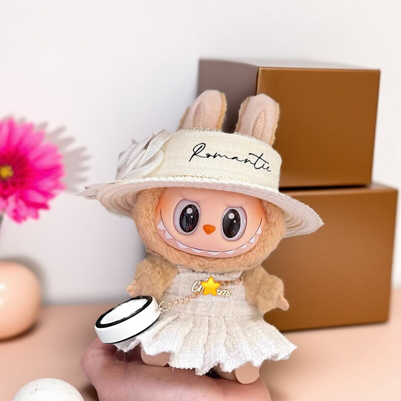 仅售娃衣labubu拉布布前方高能坐坐眼巴巴3代玩偶夏天衣服着替换 - 图1