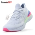 Giày thể thao Nike Epic React Flyknit dệt cầu vồng nam BQ8928 AQ0067-001 - Giày chạy bộ Giày chạy bộ