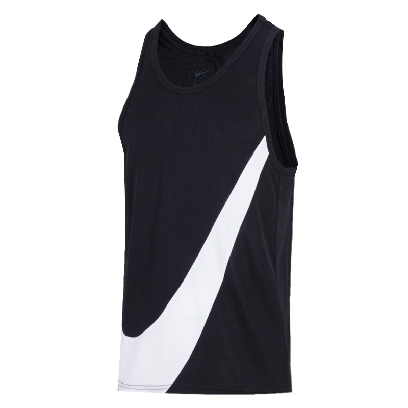 耐克男装2022夏季新款大logo宽松无袖T恤篮球运动背心DH7133-013-图3
