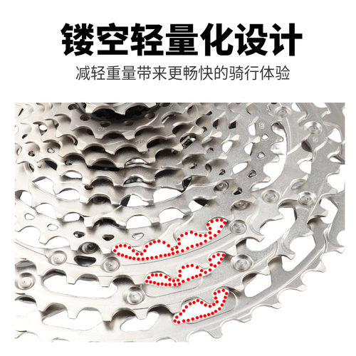 SHIMANO禧玛诺M4100 M5100 M6100飞轮10/11/12速山地自行车齿轮 - 图3