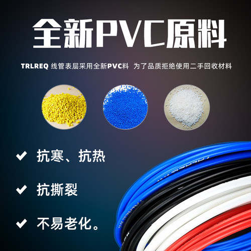 TRLREQ山地车注油线管公路车刹车变速线管外管自行车单车配件彩色 - 图1