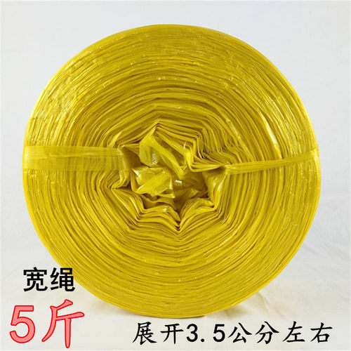 包邮塑料绳尼龙绳包装绳捆扎绳打包绳捆绑绳撕裂带尼绒绳草裙绳 - 图1