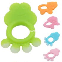 Baby Teethers Silicone Teething Toys Frog Cat Cartoon Chew C
