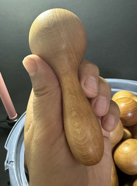 木头足部穴位点穴经络棒脚底按摩器足疗实木养生木质按摩棒迷你