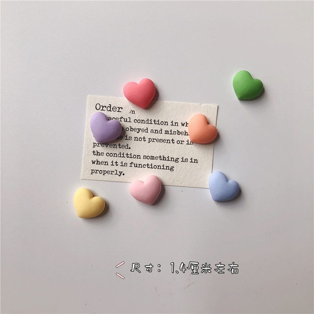 Nordic INS macaron refrigerator sticker personality semi -circular bean decorative sticker three -dimensional magnetic sticker