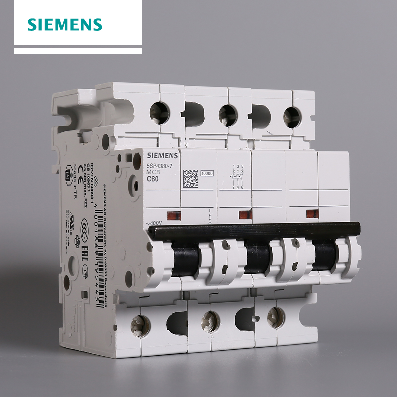 西门子空气开关断路器 3P80A三相四线家用电闸短路跳闸空开保护器 - 图2