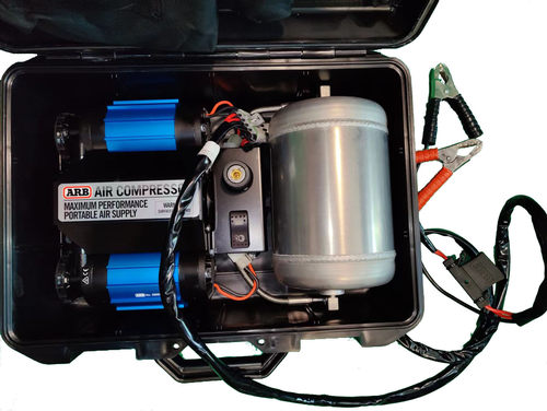 澳洲ARB双缸气泵打气泵双缸储蓄罐气泵便携式越野轮胎充气打气 - 图1