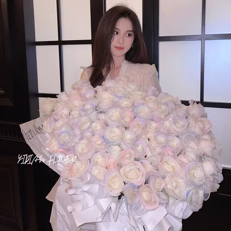 99/199/999朵红粉玫瑰订婚花束生日礼物鲜花速递同城配送女友花店