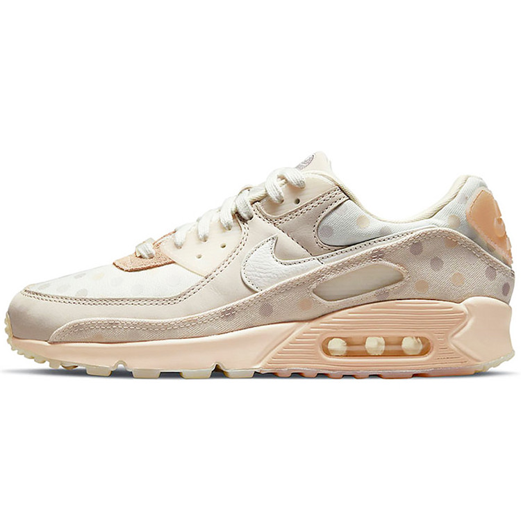 耐克 Nike Air Max90 NRG淡粉波点男女运动休闲跑步鞋 CZ1929-200