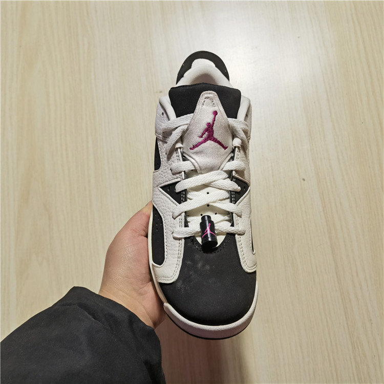 Air Jordan 6 Low GS AJ6 奥利奥 黑白女子低帮篮球鞋 768878-107