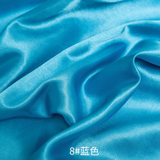 绸缎布料色丁缎面仿真丝礼盒内衬布里布纯色绸布面料背景布地摊布