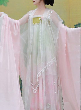 一梦惊鸿汉服披帛古典舞披肩超长