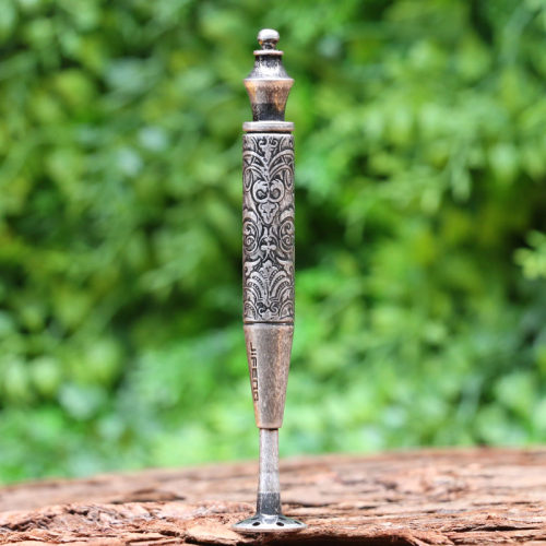 季风 铜烟斗压棒 通针防熄火修碳器创意复古烟斗清理工具专用配件 - 图2